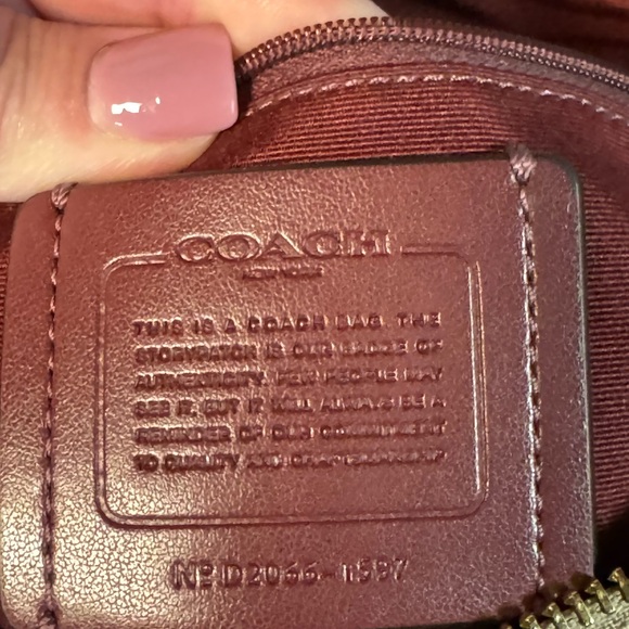 Coach Tan Leather Crossbody Bag - Picture 4 of 4